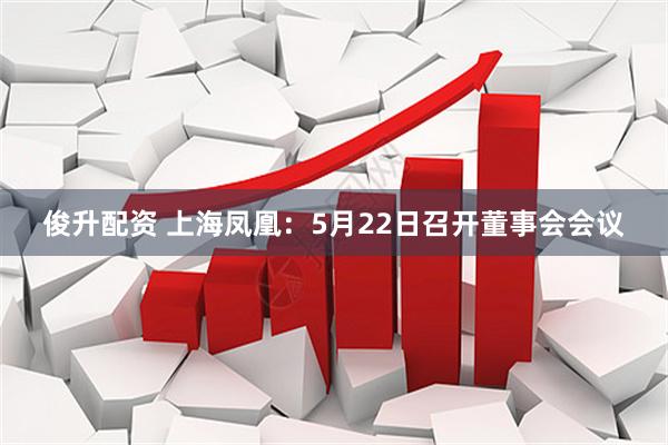 俊升配资 上海凤凰：5月22日召开董事会会议