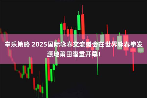 掌乐策略 2025国际咏春交流盛会在世界咏春拳发源地莆田隆重开幕!